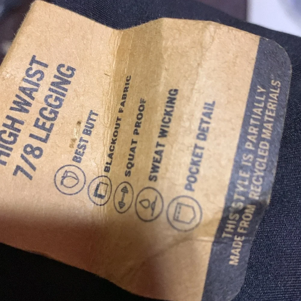 Pink Black leggings - Picture 7 of 7